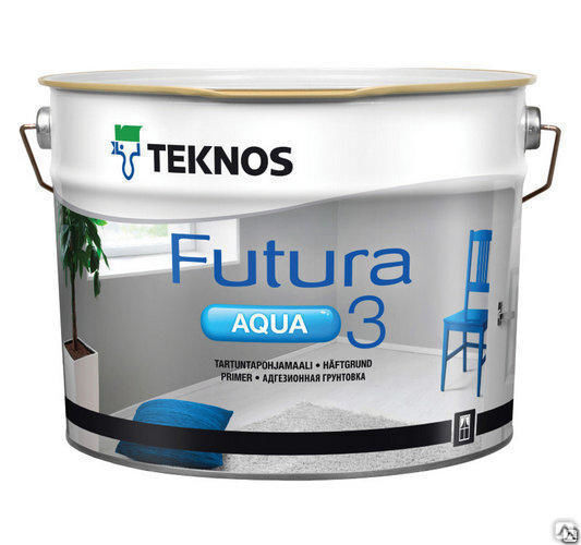 Futura aqua 3 база 1 адгезионная грунтовка 0.9 л