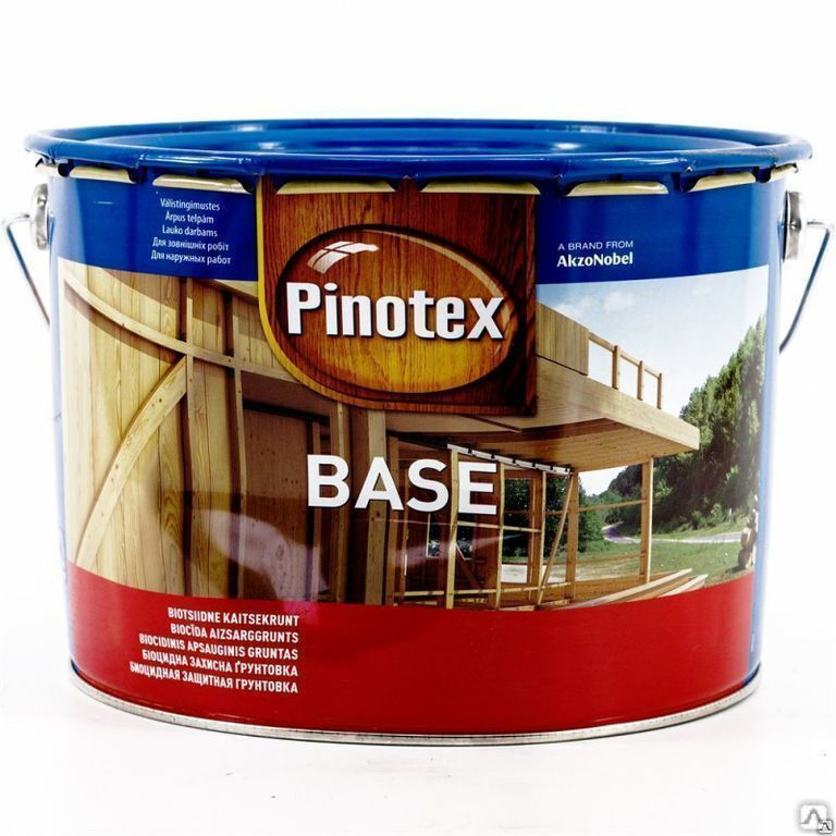 Грунт для дерева Pinotex Base бесцветный 2,7л