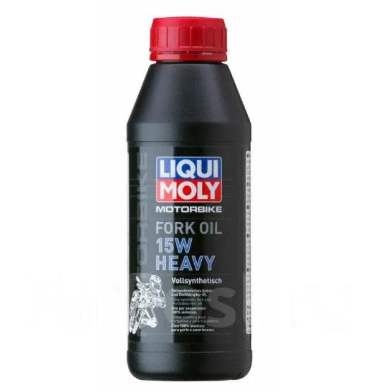 Синтетическое масло для вилок и амортиз. LiquiMoly Motorbike Fork Oil Heavy 15W 0,5 л