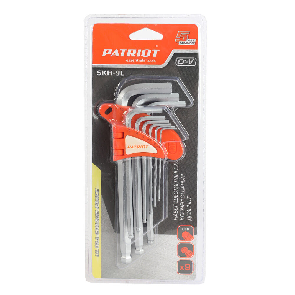 Набор ключей Patriot SKH-9 L 5