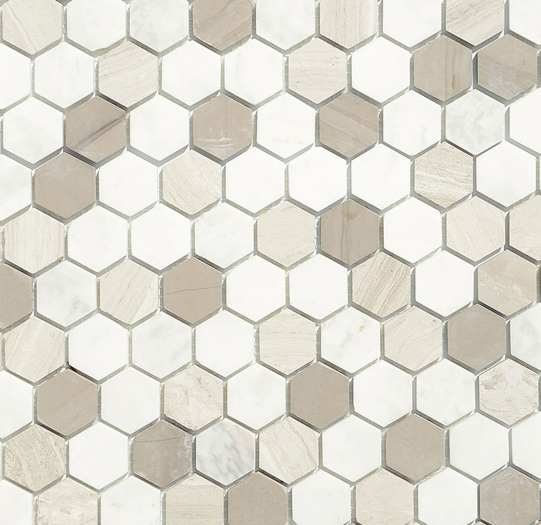 Мозаика Pietrine Hexagonal Pietra Mix 3 MAT hex 18x30x6