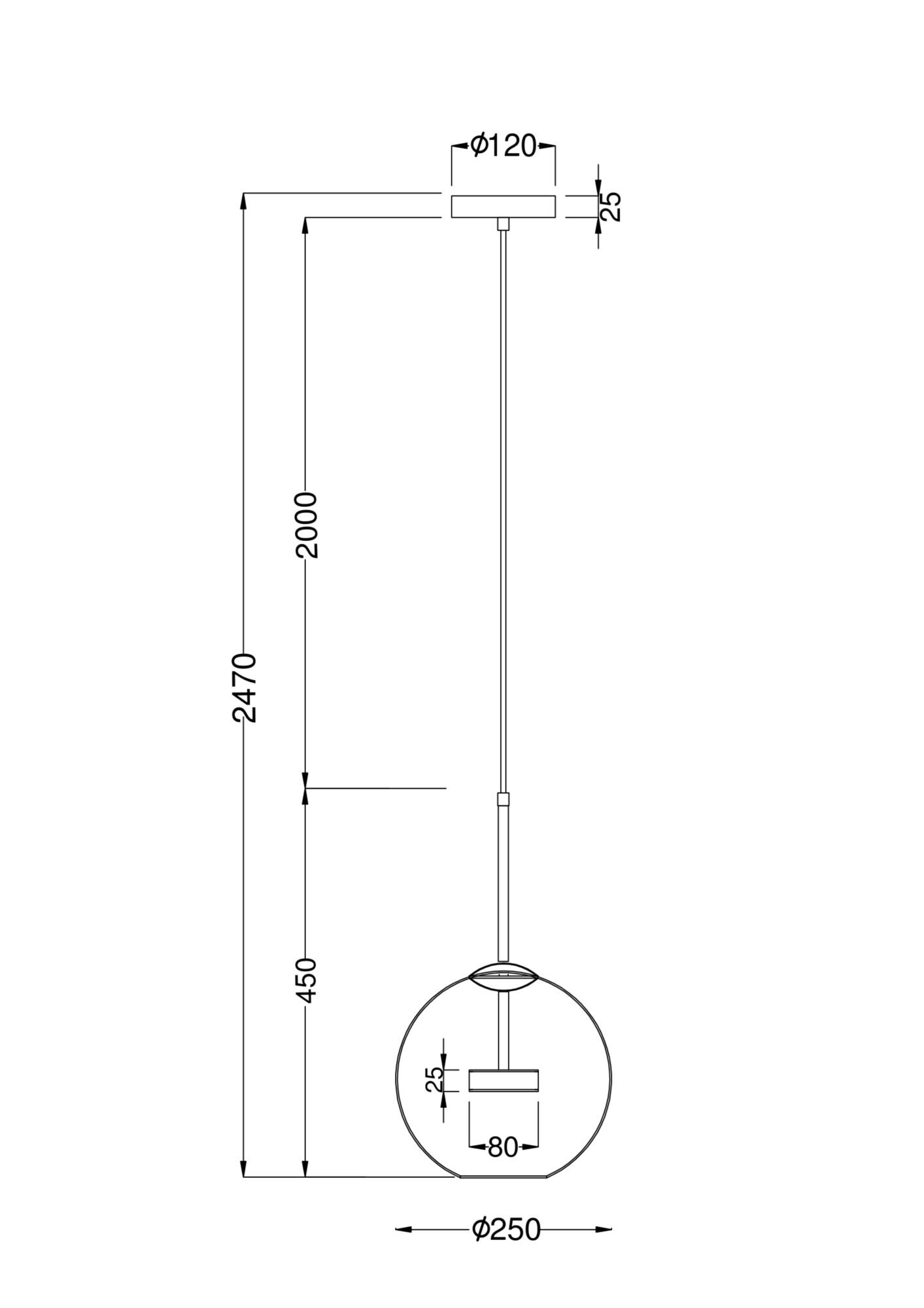 Подвесной светильник Maytoni MOD055PL-L12G3K 5