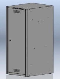 Шкаф хозяйственный разборный ШРХу-11-400 400х500х1850 мм