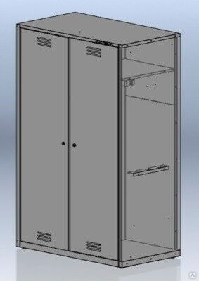 Шкаф металлический для одежды 600х500х1850
