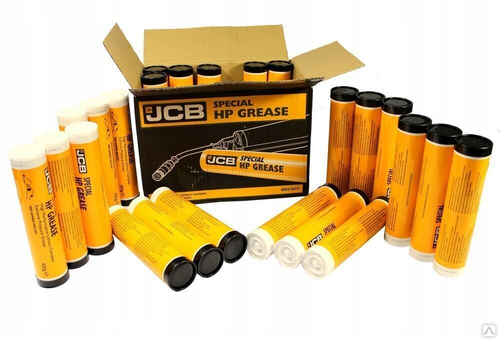 Со смазкой. JCB HP Grease, 400г. Патрон со смазкой JCB HP Grease, 400г, 4003/2017. JCB Special HP Grease. Смазка консистентная JCB Special HP Grease, 400g 4003/2017r.