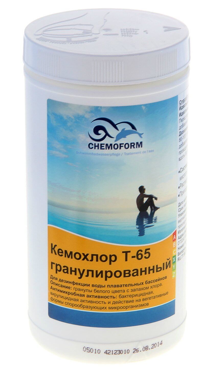 Кемохлор Т-65 гранулированный 1 кг, Chemoform (0501001)