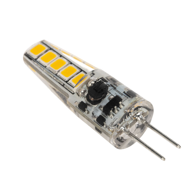 Лампа светодиодная капсульного типа JC-SILICON G4 12 В 2 Вт 4000 K нейтральный свет (силикон) "Rexant" 3