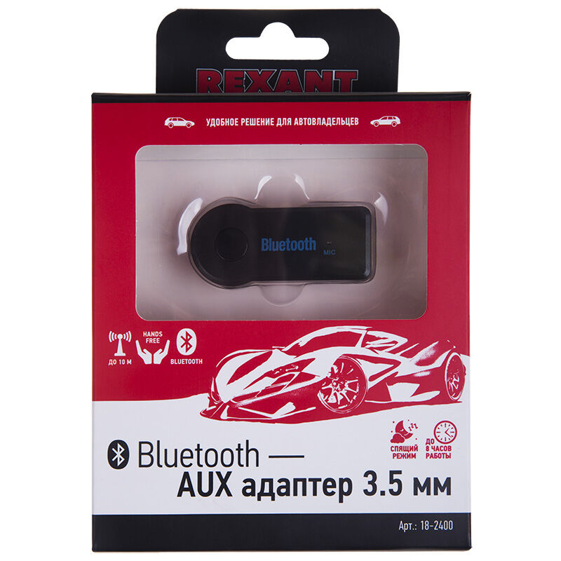 Bluetooth-AUX адаптер 3,5 мм "Rexant" 4