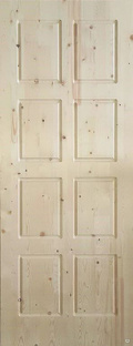 Двери деревянные из массива сосны 38х900х2000 мм 2 сорт Марсель 
