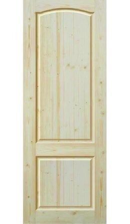 Дверь деревянная из массива сосны 38х700х2000 мм 2 сорт Неаполь