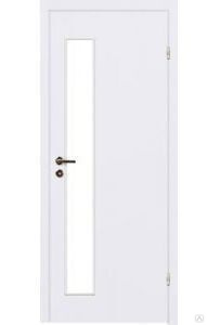 Двери межкомнатные Финки ламинированные (белые) со стеклом полотно 600 мм 
