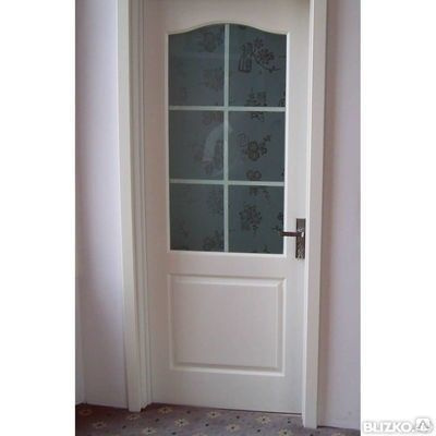 Межкомнатные деревянные двери со стеклом фото