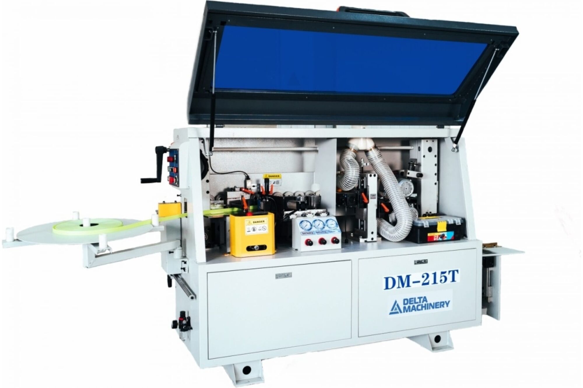 Полуавтоматический кромкооблицовочный станок Delta Machinery DM-215T