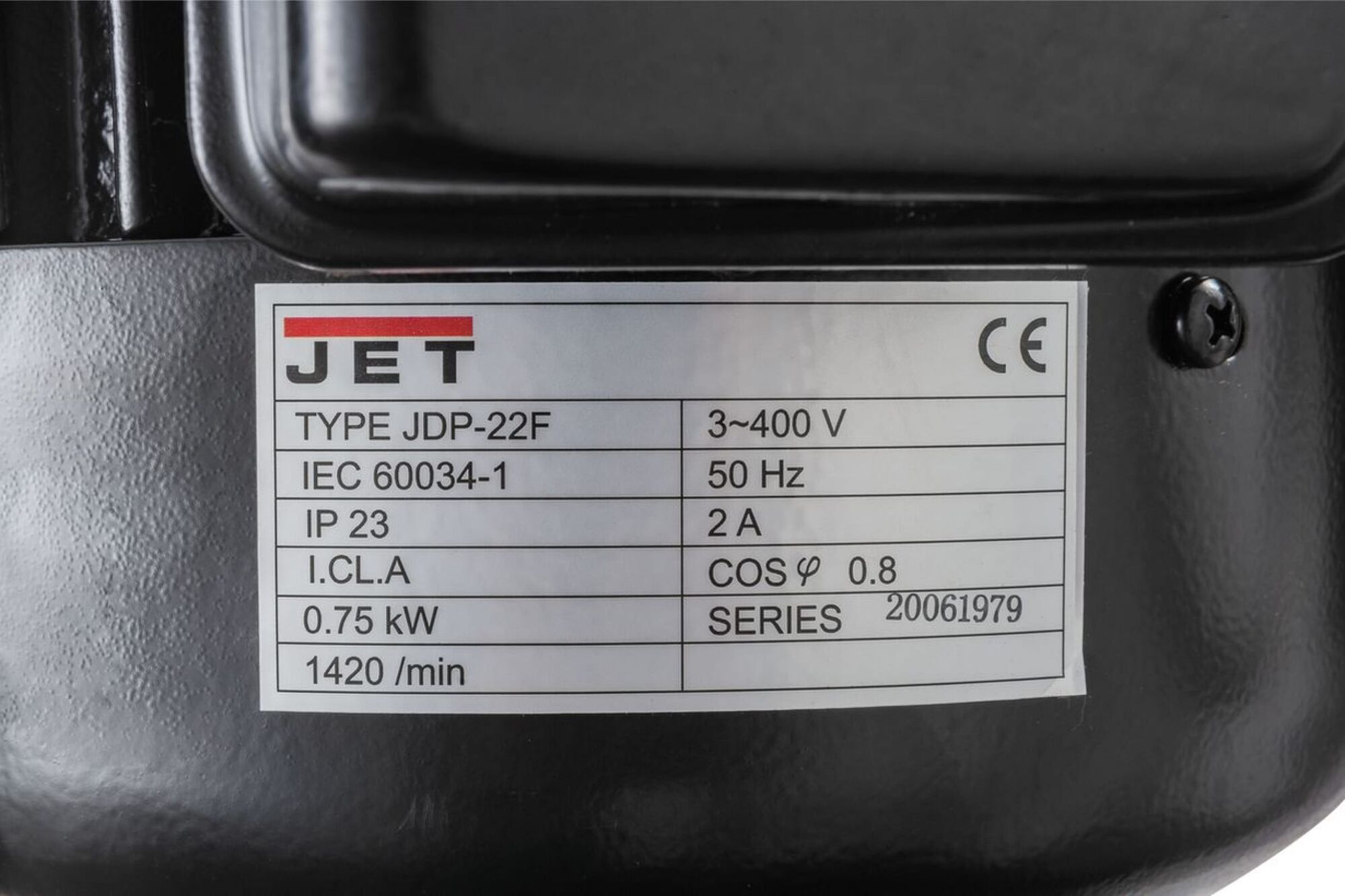 Сверлильный станок по металлу JET JDP-22F 50000214TJ 12
