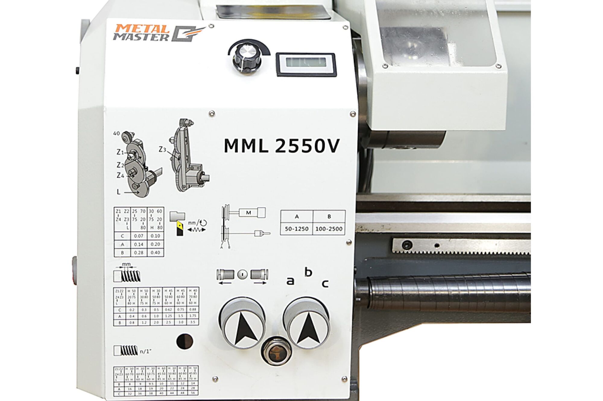 Токарный станок MetalMaster MML 2550 V 9