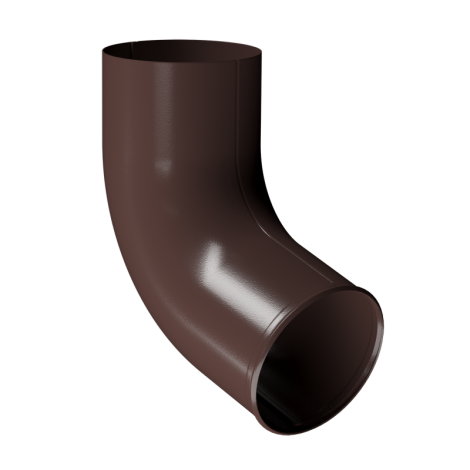 Слив трубы, Ø90 мм, Docke Stal Premium, цвет: коричневый