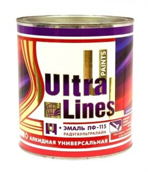 Эмаль ПФ-115 ULTRA LINES, 5,5 кг красная