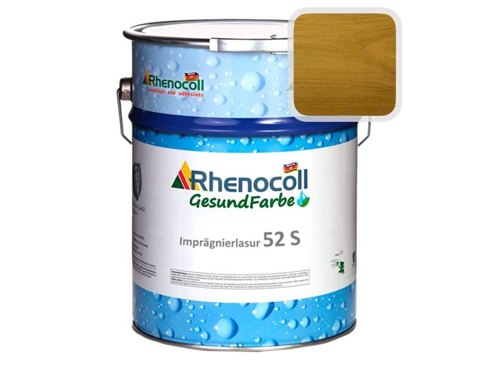 Лак фасадный Rhenocoll Impragnierlasur 52S c защитой от синевы, "Скошенная