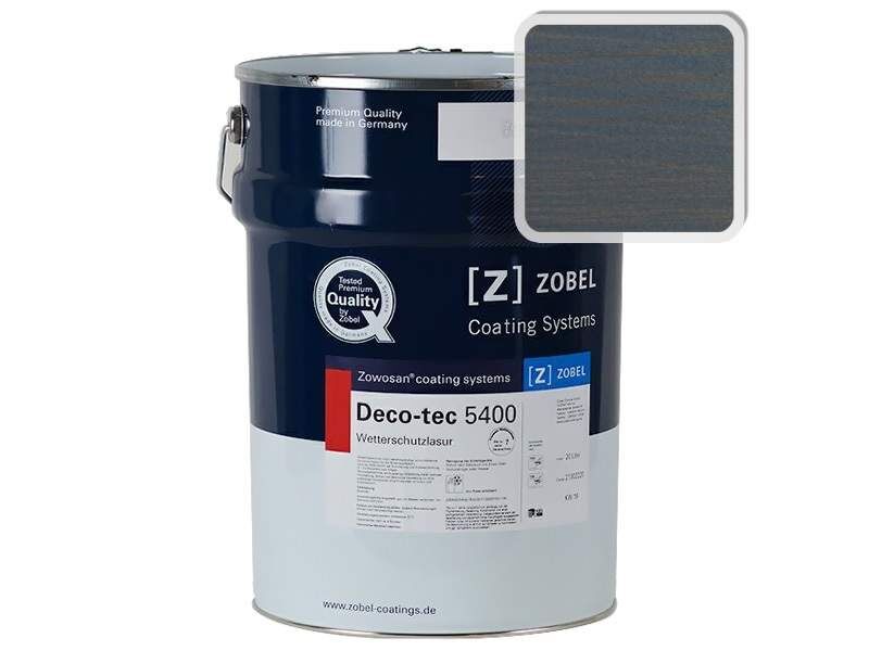 Лак фасадный ZOBEL Deco-tec 5400/5420 Blau 5.00 шелковисто-матовый, 1 л