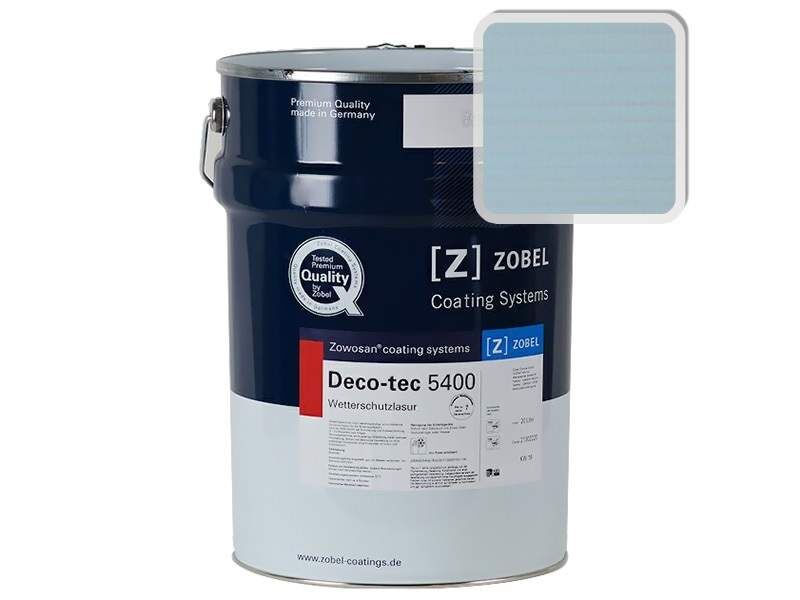 Лак фасадный ZOBEL Deco-tec 5400/5420, Blau 5.24 шелковисто-матовый, 1 л