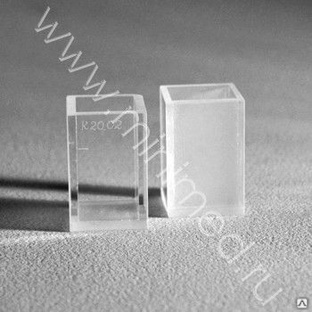 Кювета кварцевая для спектрофотометрии 20 мм 10 шт/уп 