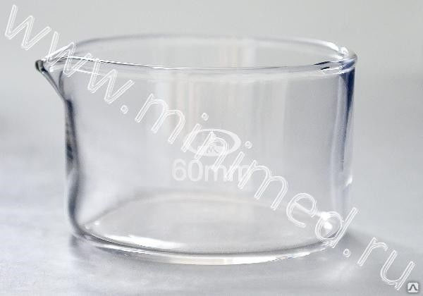 Чаша кристаллизационная диаметр 60 мм 10/240 шт/уп