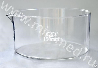 Чаша кристаллизационная диаметр 150 мм 2/48 шт/уп 