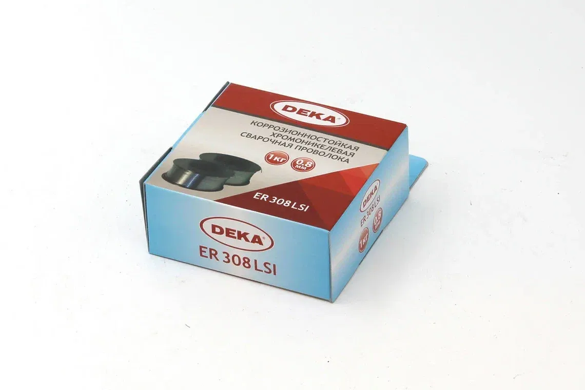 Проволока нержавеющая сварочная MIG ER308Lsi, ф 0,8 мм (1 кг) DEKA
