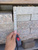 Брусчатка гранитная, тротуарная плитка из натурального камня сера 100*200*40мм (Мансуровская) пиленная, Термо #4