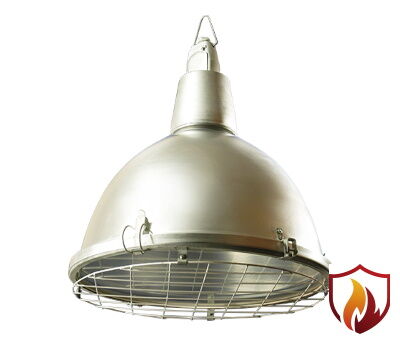 Светильник подвесной промышленный НСП17-500-042 с темперированным стеклом и решеткой для пожароопасных зон П-II АСТЗ