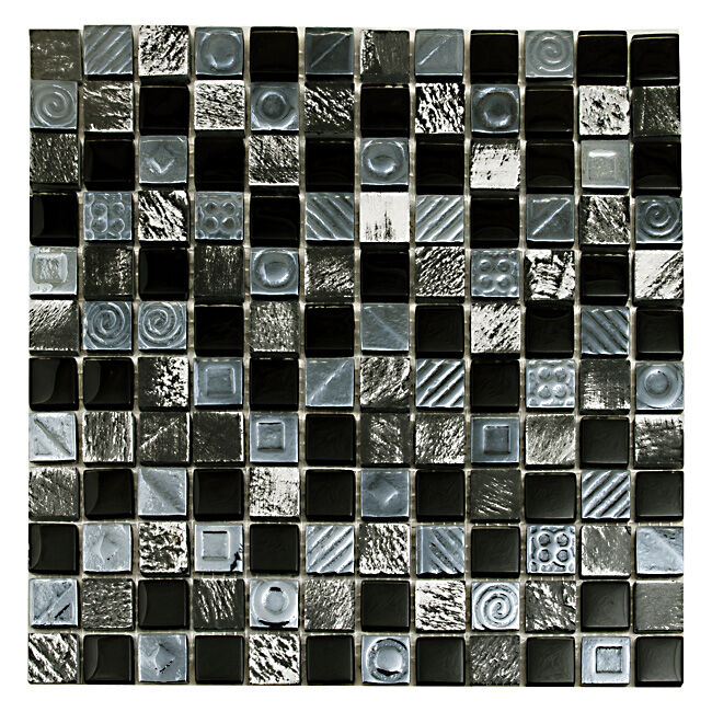 Мозаика HT948 Imagine Lab черная серебро