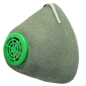 Полумаска фильтрующая У-2К FFP1 поролон З-ON, зеленый