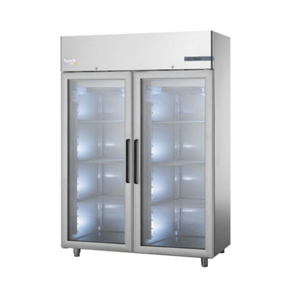 Шкаф морозильный Apach LCFM120MD2GR со стеклянной дверью без агрегата