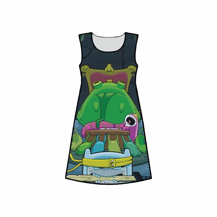 Платье 3D с полной запечаткой Время Приключений, Adventure Time №8