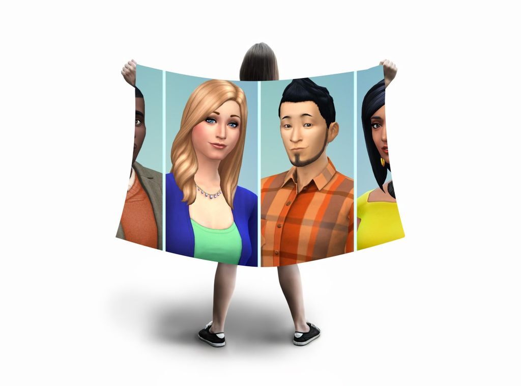 Флаг большой The Sims, Симс №17