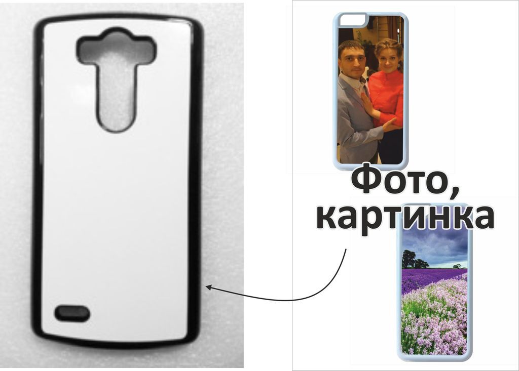 Чехол на телефон LG G3 (пластик) с вашим фото, картинкой