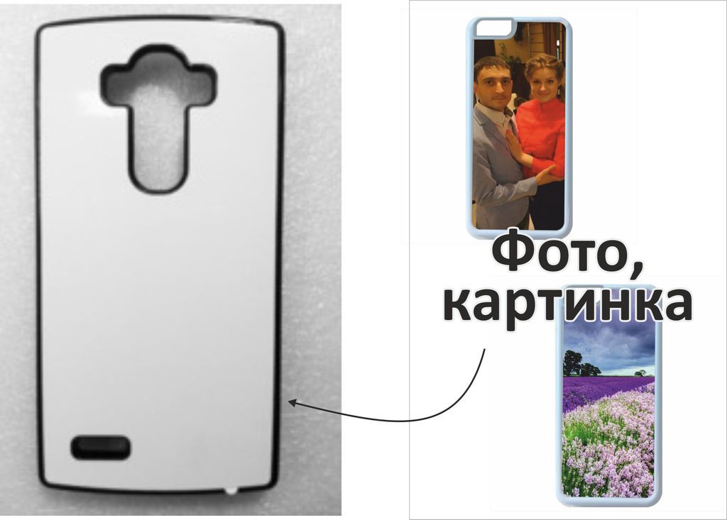 Чехол на телефон LG G4 Stylus (пластик) с вашим фото, картинкой