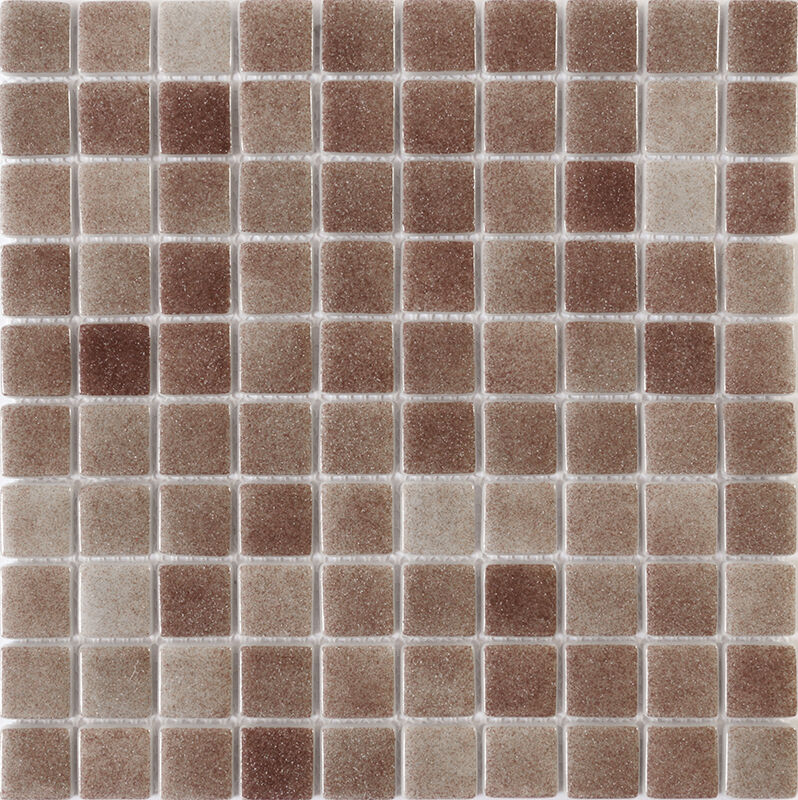 Мозаика стеклянная STP-BG005-30S NATURAL Steppa коричневая