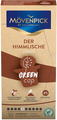 Кофе капсульный Movenpick Der Himmlische Lungo Green Cap 10 капсул по 5,7г Der Himmlische Lungo Green Cap 10 капсул по 5