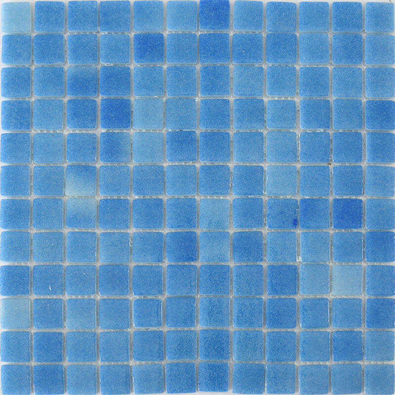 Мозаика стеклянная STP-BL020-S NATURAL Steppa синяя