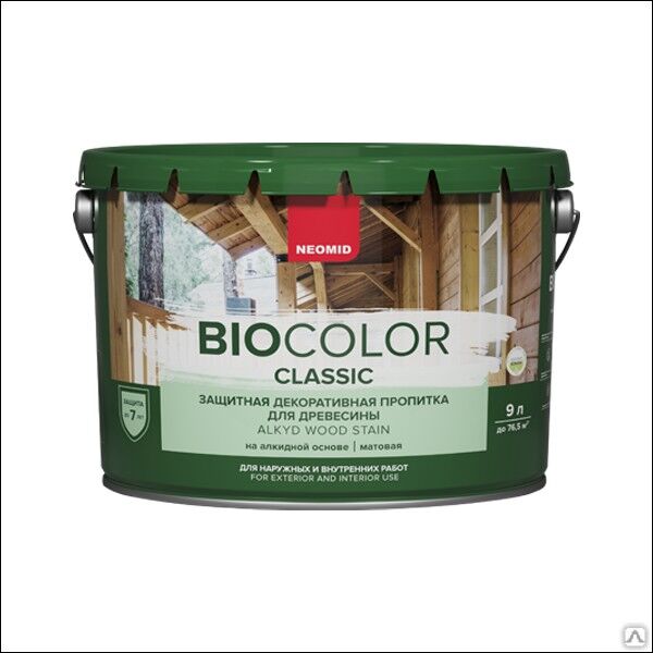 Декоративный состав Neomid Bio Color Classic, сосна (9л)