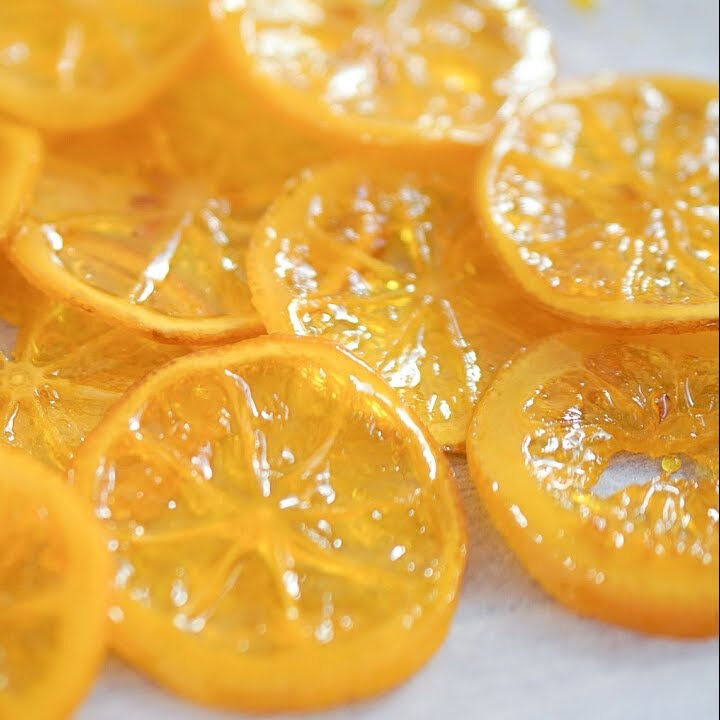 Лимонные засахаренные дольки АМБРОЗИО кор. 5 кг IDAV
