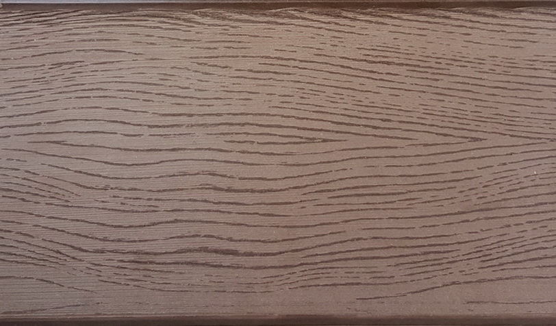 Сайдинг из древесно-полимерного композита (ДПК) Darvolex 185*19*3000 мм, Коричневый