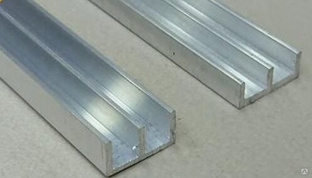 Профиль алюминиевый ш-образный 15,6х8,8х1,2 мм АД31