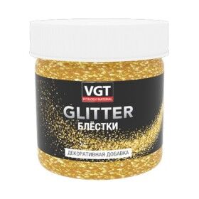 Блестки PET GLITTER (золото) 0,05 кг (50гр) ВГТ