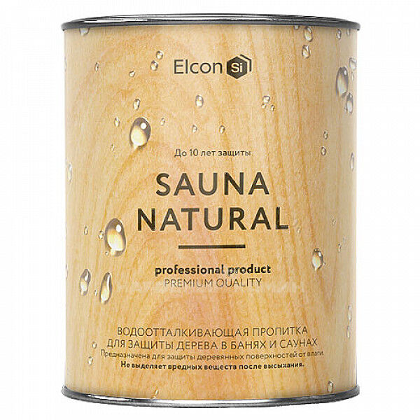 Пропитка для бань и саун Elcon Sauna (молочный) 0,9л