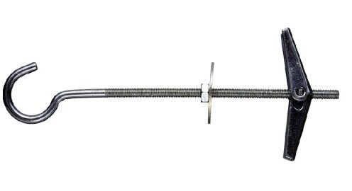 Складной пружинный дюбель с крюком м 4 кп4100мф