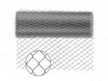 Сетка стальная плетеная 50х50х1,5 мм (1,5х10 мм) ГОСТ5336-80