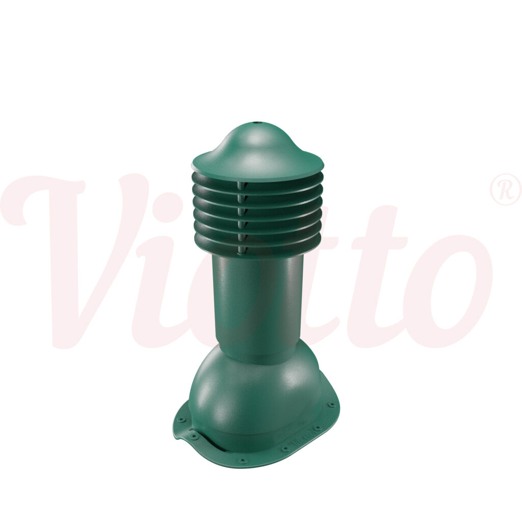 Выход вентиляции Viotto 110/550 изолированный Зеленый мох RAL 6005 для Монтеррей
