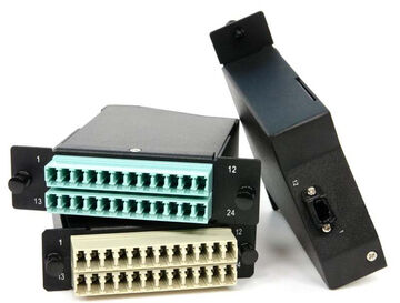 Компонент кабельной системы Hyperline FO-CSS-W120H32-9-1MTPM-12LC-BL